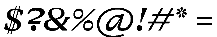 GTAlpina ExtMdIt 2 Font OTHER CHARS