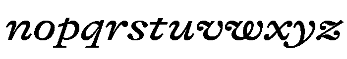 GTAlpina ExtMdIt 2 Font LOWERCASE