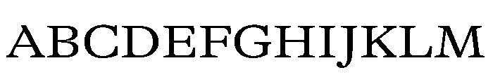 GTAlpina ExtRg 2 Font UPPERCASE