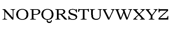 GTAlpina ExtRg 2 Font UPPERCASE