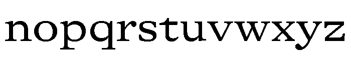 GTAlpina ExtRg 2 Font LOWERCASE