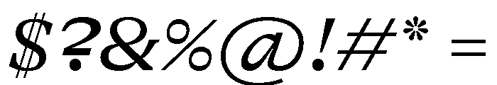 GTAlpina ExtRgIt 2 Font OTHER CHARS