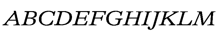 GTAlpina ExtRgIt 2 Font UPPERCASE
