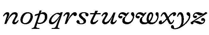GTAlpina ExtRgIt 2 Font LOWERCASE