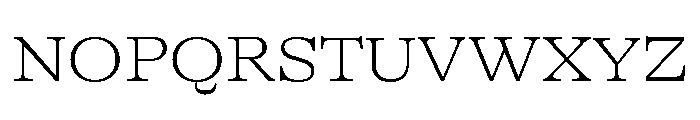 GTAlpina ExtTh 2 Font UPPERCASE
