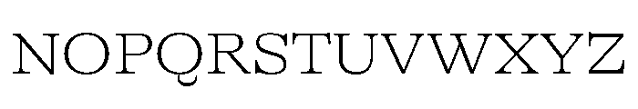 GTAlpina ExtTh Font UPPERCASE