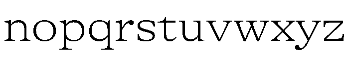 GTAlpina ExtTh Font LOWERCASE