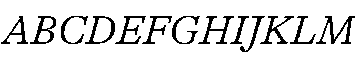 GTAlpina LtIt 2 Font UPPERCASE