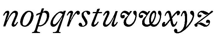 GTAlpina LtIt 2 Font LOWERCASE