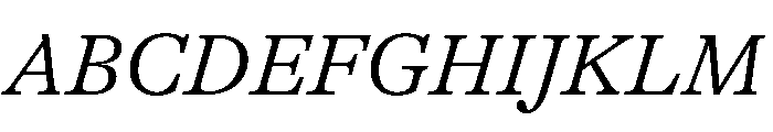GTAlpina LtIt Font UPPERCASE