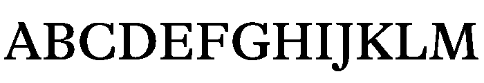 GTAlpina Md Font UPPERCASE