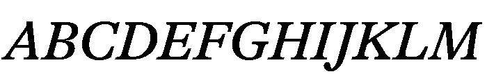 GTAlpina MdIt 2 Font UPPERCASE