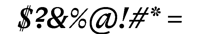 GTAlpina MdIt Font OTHER CHARS