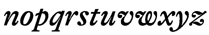 GTAlpina MdIt Font LOWERCASE