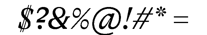 GTAlpina RgIt 2 Font OTHER CHARS