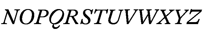 GTAlpina RgIt 2 Font UPPERCASE