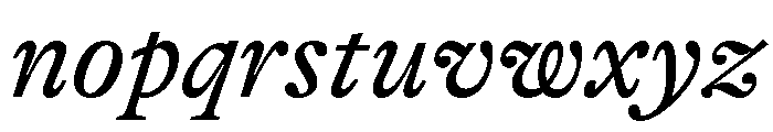 GTAlpina RgIt Font LOWERCASE