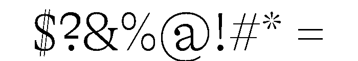 GTAlpina Th 2 Font OTHER CHARS