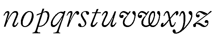 GTAlpina ThIt 2 Font LOWERCASE