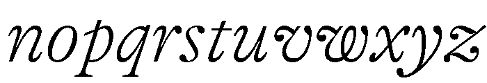 GTAlpina ThIt Font LOWERCASE