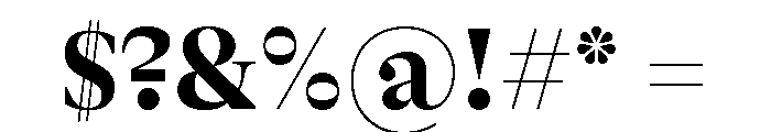 GTAlpinaFine Bd Font OTHER CHARS