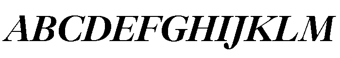GTAlpinaFine BdIt Font UPPERCASE