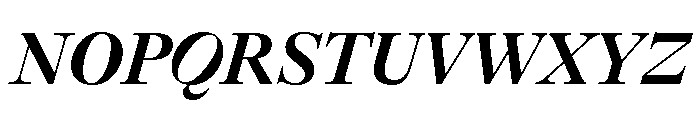 GTAlpinaFine BdIt Font UPPERCASE