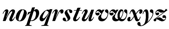GTAlpinaFine BdIt Font LOWERCASE