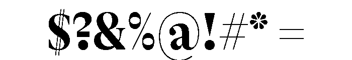 GTAlpinaFine CnBd 2 Font OTHER CHARS