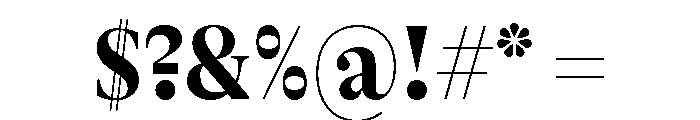 GTAlpinaFine CnBd Font OTHER CHARS