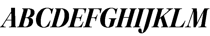 GTAlpinaFine CnBdIt 2 Font UPPERCASE