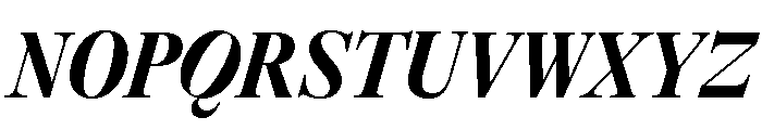 GTAlpinaFine CnBdIt 2 Font UPPERCASE