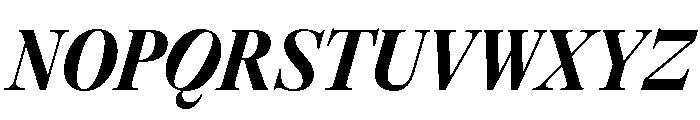 GTAlpinaFine CnBdIt Font UPPERCASE