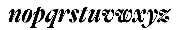 GTAlpinaFine CnBdIt Font LOWERCASE