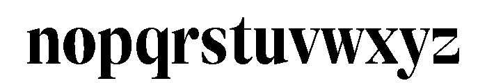 GTAlpinaFine CnBd Font LOWERCASE