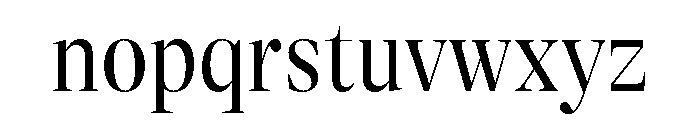 GTAlpinaFine CnLt 2 Font LOWERCASE