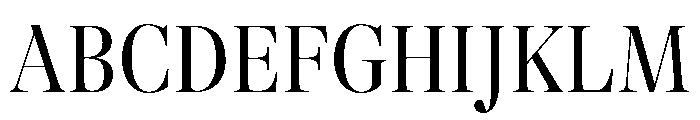 GTAlpinaFine CnLt Font UPPERCASE
