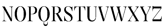 GTAlpinaFine CnLt Font UPPERCASE