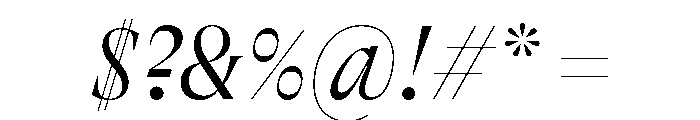 GTAlpinaFine CnLtIt Font OTHER CHARS