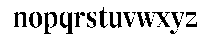 GTAlpinaFine CnMd 2 Font LOWERCASE