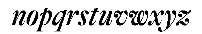 GTAlpinaFine CnMdIt Font LOWERCASE