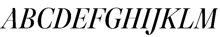 GTAlpinaFine CnRgIt Font UPPERCASE