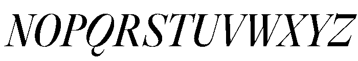 GTAlpinaFine CnRgIt Font UPPERCASE
