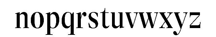 GTAlpinaFine CnRg Font LOWERCASE