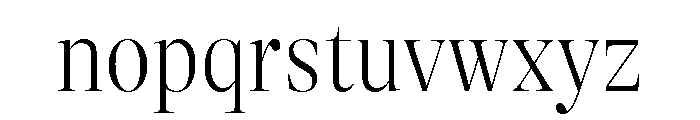GTAlpinaFine CnTh 2 Font LOWERCASE
