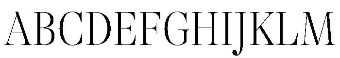 GTAlpinaFine CnTh Font UPPERCASE