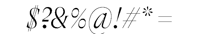 GTAlpinaFine CnThIt Font OTHER CHARS