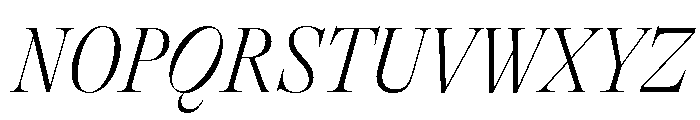 GTAlpinaFine CnThIt Font UPPERCASE