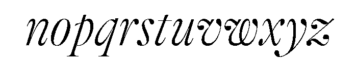 GTAlpinaFine CnThIt Font LOWERCASE