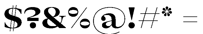 GTAlpinaFine ExtBd 2 Font OTHER CHARS